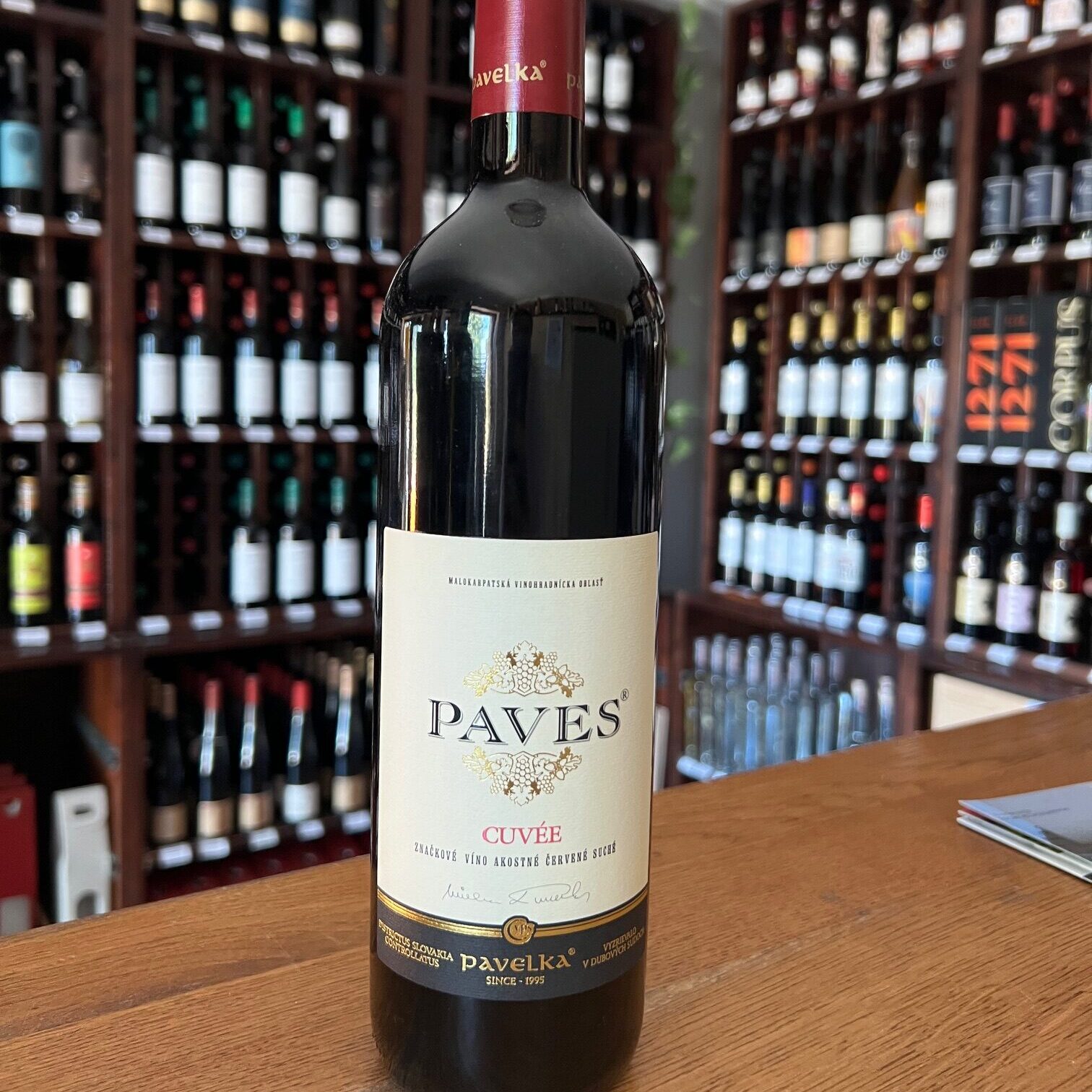 Paves Červený Barrique 2018 suché - PAVELKA A SYN